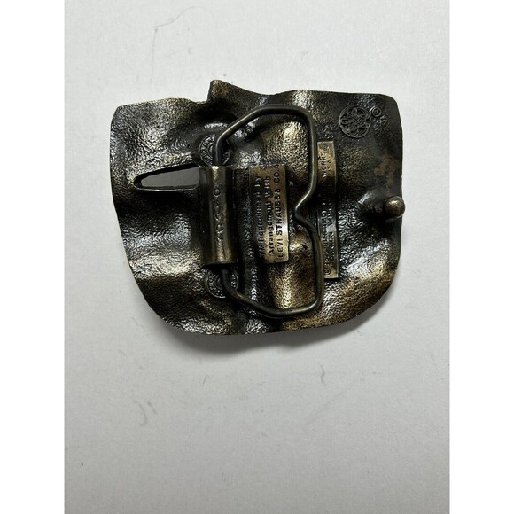 Vintage Levi Strauss Jeans Company SF Cal Belt Buckle 1976 Bergamot Brass Works - Picture 14 of 14